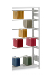 Pendelheftregal 2 Bden, 7 Stangen, H/B/T 2350x1010x435 mm