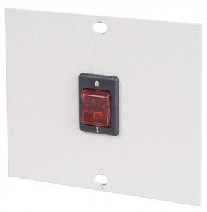 Abdeckblech inkl. Kippschalter f�r Energiekanal