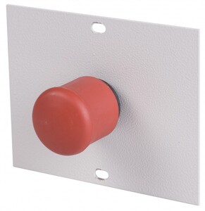 Abdeckblech inkl. Not - Aus - Schalter f�r Energiekanal