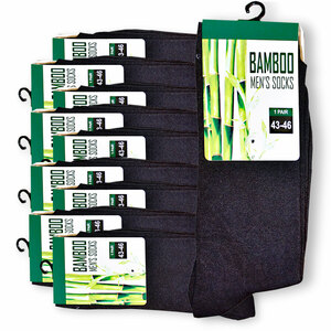 10 Paar Premium Bambus Socken, Gre 43-46 (200 needles)