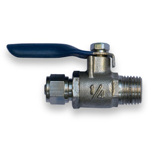 Kugelhahn f�r Wasseranschluss Umkehrosmose 1/4 AG x 1/4 Schlauch