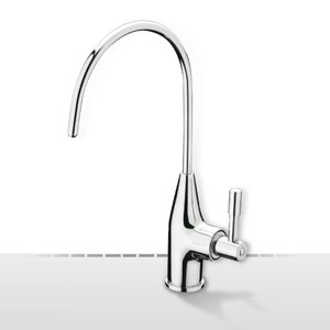 EDELSTAHL Umkehrosmose Wasserhahn Bari poliert, mit Keramikventil