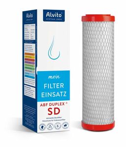 Alvito Wasserfilter ABF Duplex SD - Aktivkohle und Membran - 0,15 m
