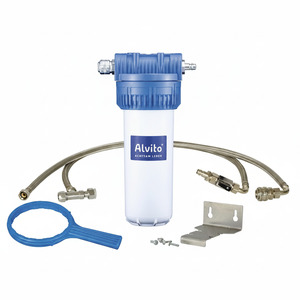 Alvito Wasserfilter EinbauFilter 2.2 ohne Filter und Wasserhahn - Untertischsystem