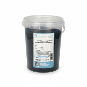 Hochwertiges Aktivkohle Granulat 1 Liter aus Kokosnussschalen f�r u.a. Wasserfilter
