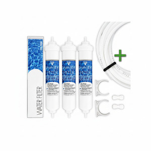 3 x DD-7098 Wasserfilter + Schlauch, Halteklammern u. Verbinder GRATIS