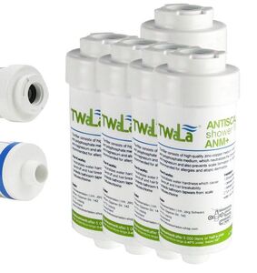 5x TWaLa Duschfilter Wasserfilter gegen Kalk/Chlor Shower filter AWF-SWR-P 