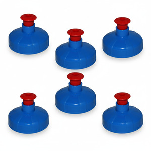 6x Push-Pull Deckel, Trinkdeckel passend f�r Kavodrink Tritan und Polycarbonatflaschen