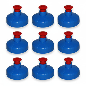9x Push-Pull Deckel, Trinkdeckel passend f�r Kavodrink Tritan und Polycarbonatflaschen