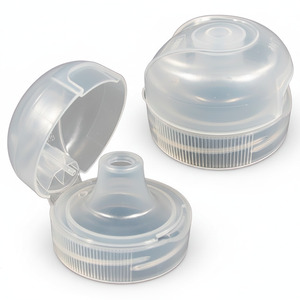 Trinkflasche 3 x 1 L Wasserflasche Tritan BPA frei + 3 x Trinkdeckel Flip Top