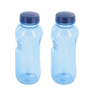 2 x 0,5L Trinkflasche Wasserflasche aus Tritan (BPA frei) Flasche