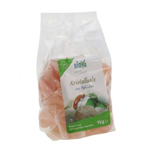 Biova Punjab Kristallsalz - Brocken - 1 KG (2 - 5 cm) Naturbelassen Brocken