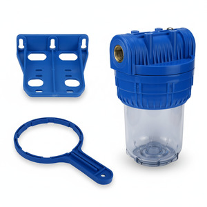 Wasser Filtergeh�use 5 3-teilig 1/2 IG Messing Vorfilter Brunnen Pool Garten
