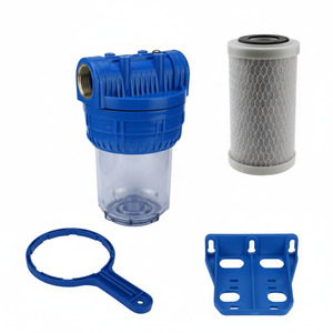Wasser Filtergeh�use 5 3-teilig 1 IG Messing Vorfilter Brunnen + Aktivkohle