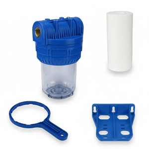 Wasser Filtergeh�use 5 3-teilig 1/2 IG Messing Vorfilter Garten + Sediment