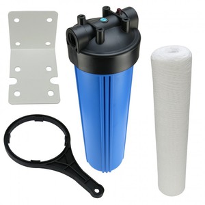 Hauswasserfilter 20 Zoll BigBlue Vorfilter Gartenfilter Brunnen + Wickelfilter