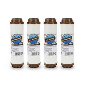 4x Aquafilter Eisenfilter FCCFE 10 Wasserfilter f�r Garten, Brunnen, Pool