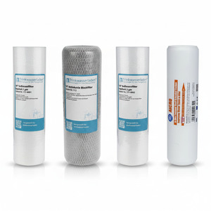 Filter Set 10 4-teilig Ersatzfilter Umkehrosmose Anlage RO Sediment Aktivkohle