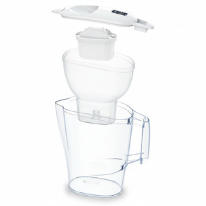 Brita Tischwasserfilter Kannenfilter fill&enjoy Aluna 2,4 L Cool weiss