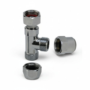 T-Verschraubung mit drehbarer �berwurfmutter 3/8 Zoll