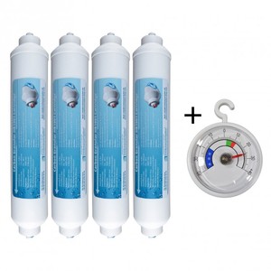 4er Pack K�hlschrankfilter HB1901 f�r Side by Side + K�hlschrankthermometer