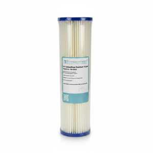 4x 10 Sediment Wasserfilter Pleated Polyester 10 �m Auswaschbar Wiederverwendbar