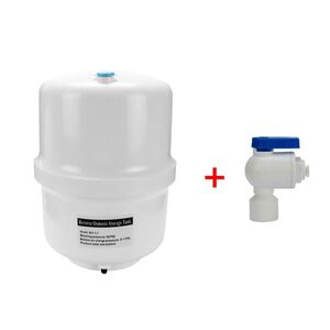 Wassertank Osmose aus Kunststoff 3,2 Gallonen ca. 12 Ltr. brutto - Vorratsbehlter + Tankhahn