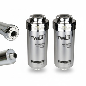 2x TWaLa Duschfilter Chrom Wasserfilter gegen Kalk/Chlor Shower filter AWF-SWR-P-ANM-M 