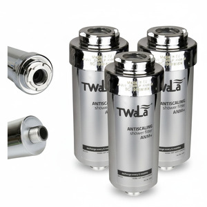 3x TWaLa Duschfilter Chrom Wasserfilter gegen Kalk/Chlor Shower filter AWF-SWR-P-ANM-M 