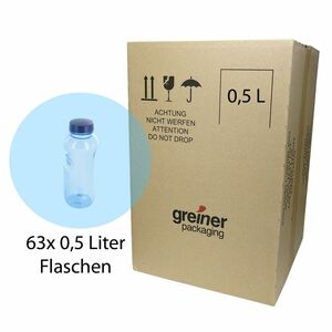 63x Kavodrink 0,5 Liter Trinkflasche Wasserflasche aus Tritan (BPA frei) Flasche Sport *SPARPREIS