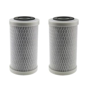 2x Aktivkohleblock 5 Hochwertiger Trinkwasserfilter aus Kokussnussschale