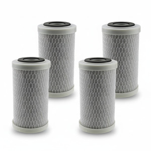 4x Aktivkohleblock 5 Hochwertiger Trinkwasserfilter aus Kokussnussschale