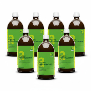 6x Effektive Mikroorganismen Aktiv (EMa) Bodenhilfsstoff 1 Liter