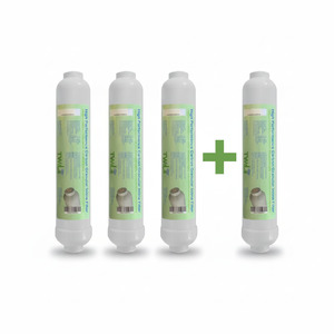 TWaLa 3+1 Inline Filterset Aktivkohlegranulat (GAC) Nachfilter 1/4 Quick-Connect