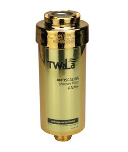 TWaLa Duschfilter Gold Wasserfilter gegen Kalk/Chlor Shower filter AWF-SWR-P-ANM-GD