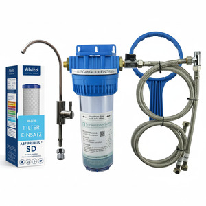 Wasserfilter VARIO-TWL Untertisch Wasserhahn komplett inkl. Filter Alvito Primus SD 0,45 �m