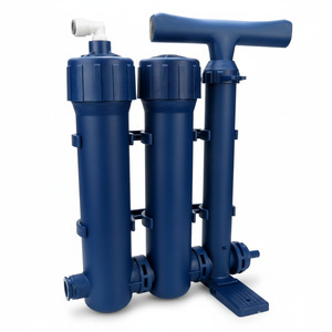 Manual Water Purifier 3-Stufen Filtersystem mit Handpumpe Outdoor