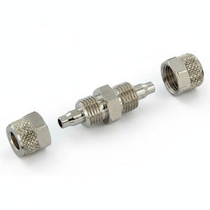 Messing Kupplung 1/4 Zoll f�r 6 mm Schlauch - veredelt