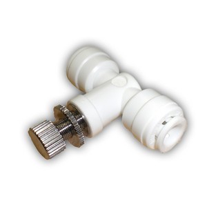 DMfit Manuelles Drosselventil Stellventil mit Geradem Verbinder 1/4 ACUC0404