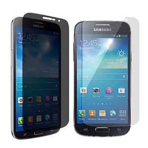 Privacy Anti Glare Folie fr Samsung Galaxy S4 Mini i9190 i9195 + Poliertuch