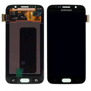 Display LCD Komplettset Touchscreen Schwarz für Samsung Galaxy S6 G920 G920F