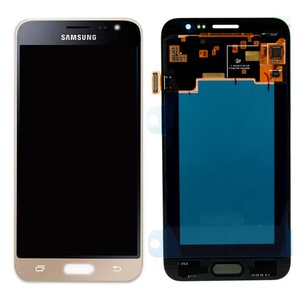 Display LCD Komplettset GH97-18414B Gold für Samsung Galaxy J3 J320F 2016