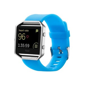 Kunststoff / Silikon Uhr Armband fr Fitbit Blaze Watch Hellblau Zubehr