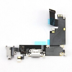 Fr Apple iPhone 6 Plus Dock Connector Jack Flex Kabel Grau Ersatzteil