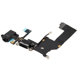 Apple iPhone 5C Flexkabel Dock Connector Ladebuchse Schwarz 