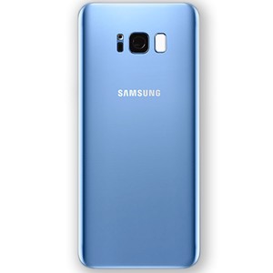 Samsung GH82-13962D Akkudeckel Deckel fr Galaxy S8 G950 G950F + Klebepad Blau