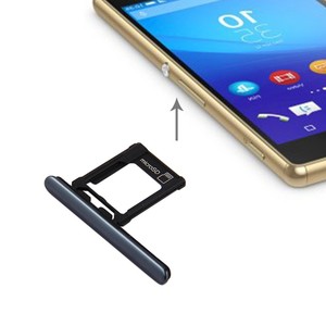 MicroSD Ladebuchse Abdeckung Kappe Dichtung fr Sony Xperia XZ Premium (Single) Schwarz