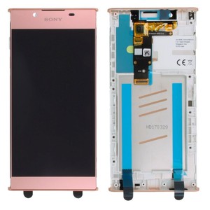 Sony Display LCD Komplett Einheit mit Rahmen fr Xperia L1 G3311 G3312 G3313 Pink Ersatzteil
