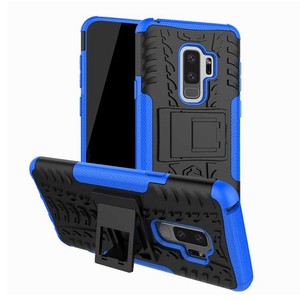 Hybrid Case 2teilig Outdoor Blau fr Samsung Galaxy S9 Plus G965F Tasche Hlle 