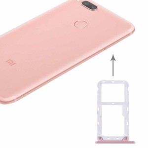 Fr Xiaomi Mi 5X Sim Karten Halter Sim Tray SIM / TF Schlitten Holder Pink Neu
